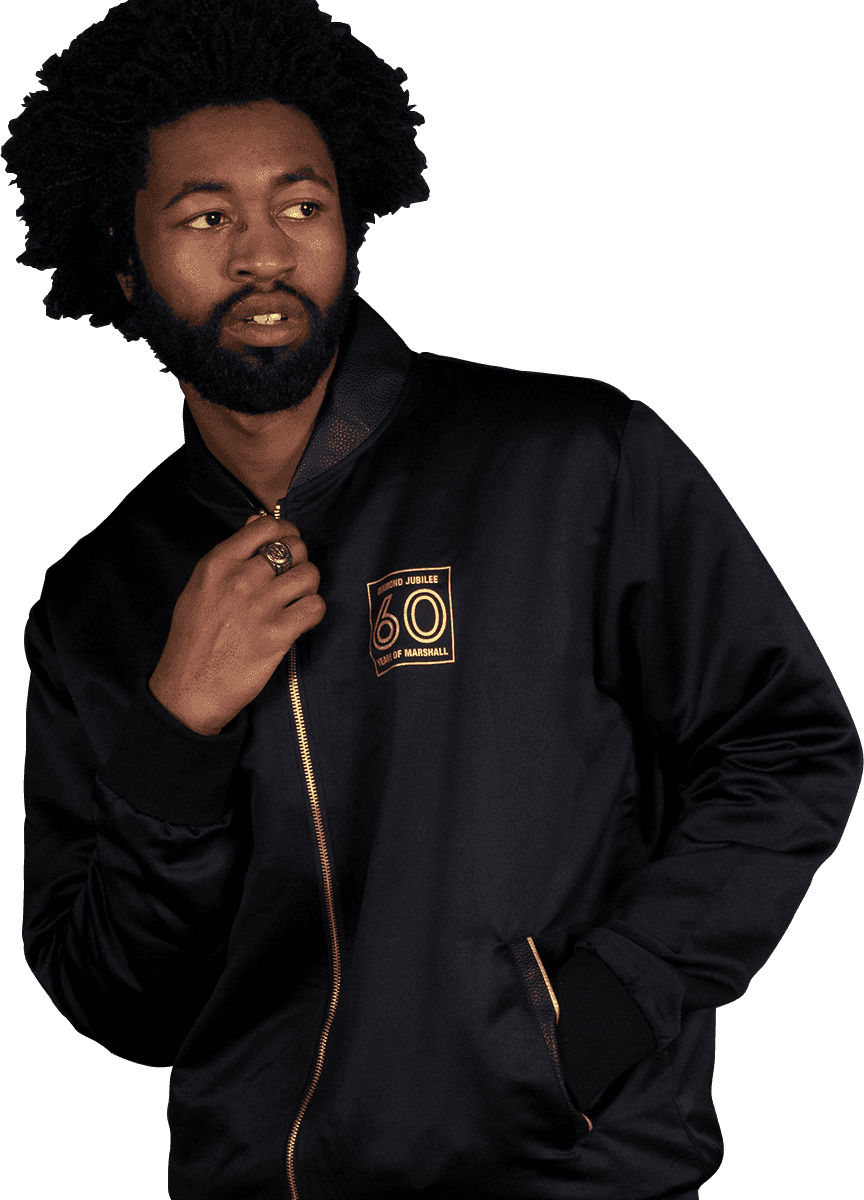 60TH ANNIVERSARY SATIN BOMBER JACKET - M