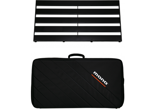 Pedalboard Rail Large, Black and Stealth Pro Accessory Case, Black