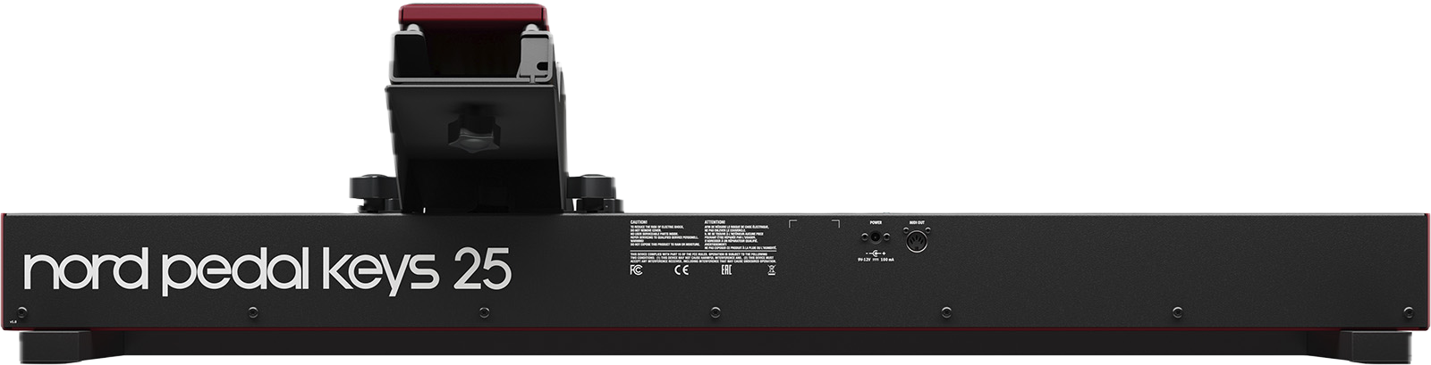 MIDI pedal keyboard