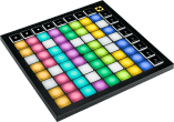 32 RGB pads, mixer controls