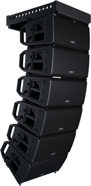 Powered Line Array Loudspeaker 8-inch 2-way, Dante