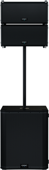 Powered Line Array Loudspeaker 8-inch 2-way, Dante