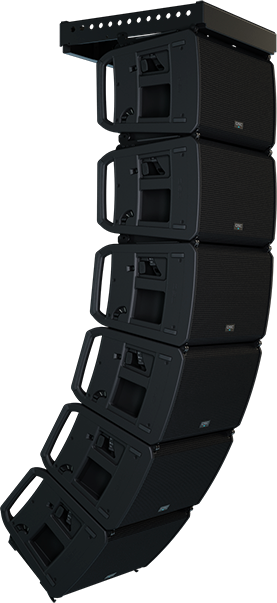 Powered Line Array Loudspeaker 12-inch 2-way, Dante
