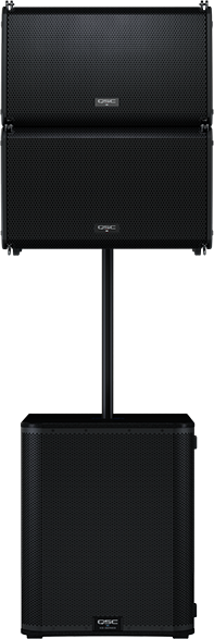 Powered Line Array Loudspeaker 12-inch 2-way, Dante