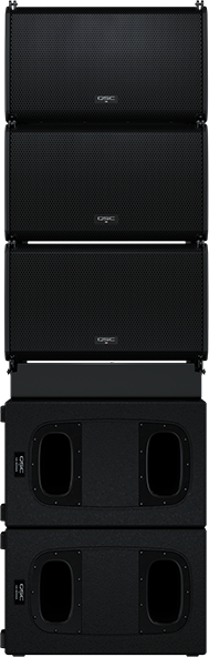 Powered Line Array Loudspeaker 12-inch 2-way, Dante