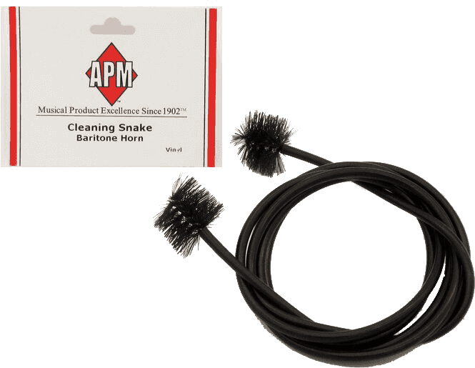 Flexible brush for saxhorn