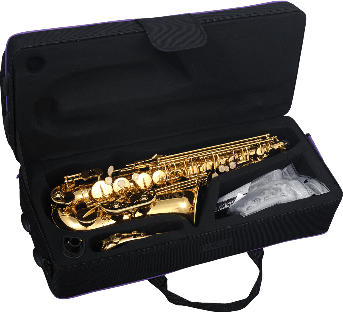 Eb, Lacquered brass