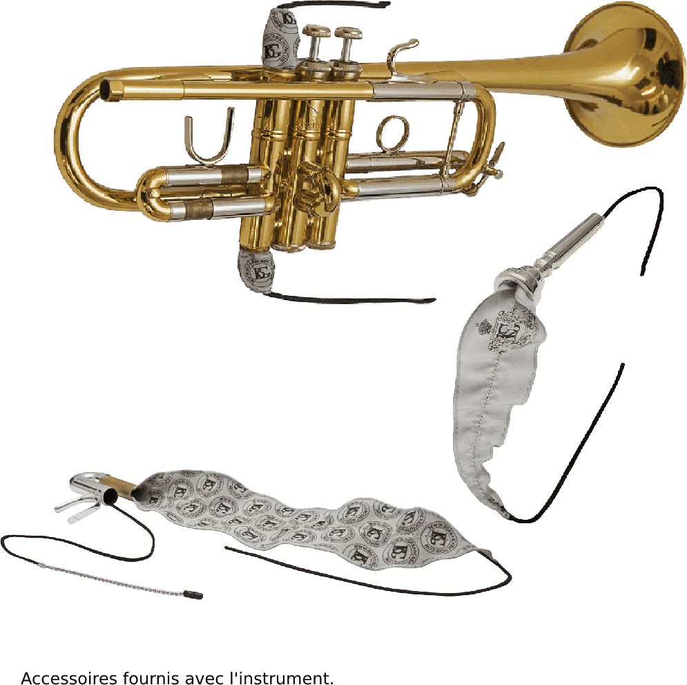 Bb, Lacquered brass