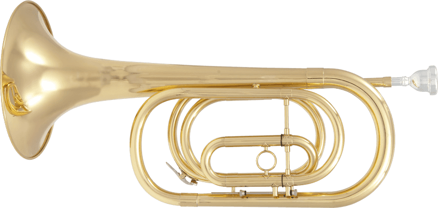 Bb, Bass, Lacquered brass
