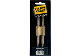 1/4 jack to 1/4 jack adapter - set of 2