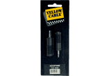 3.5 mm jack to 1/4 female jack adapter - set of 2
