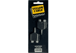 3.5 mm TRS jack to  2 x female rca adapter - set of 2