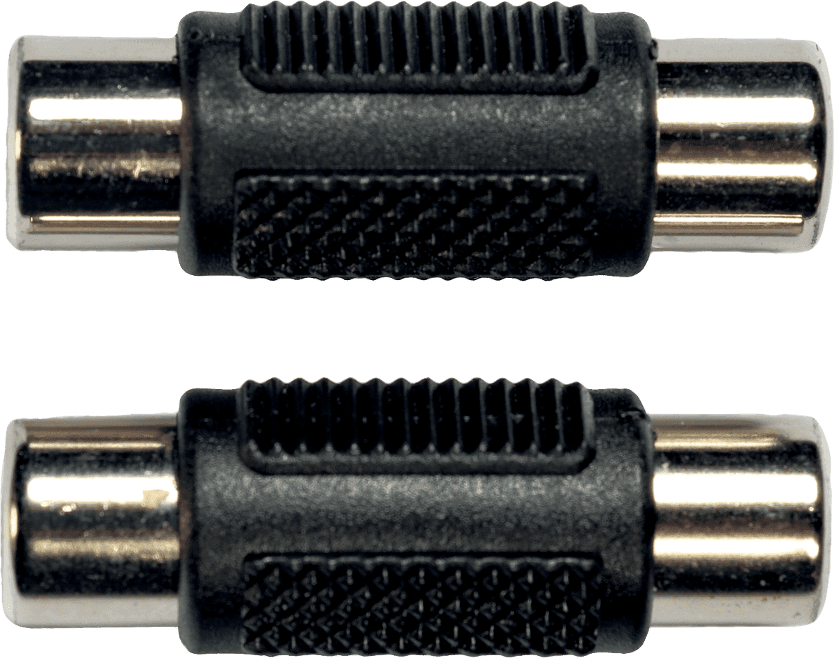 female rca to female rca adapter - set of 2