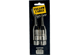 1/4 jack to female xlr adapter - set of 2