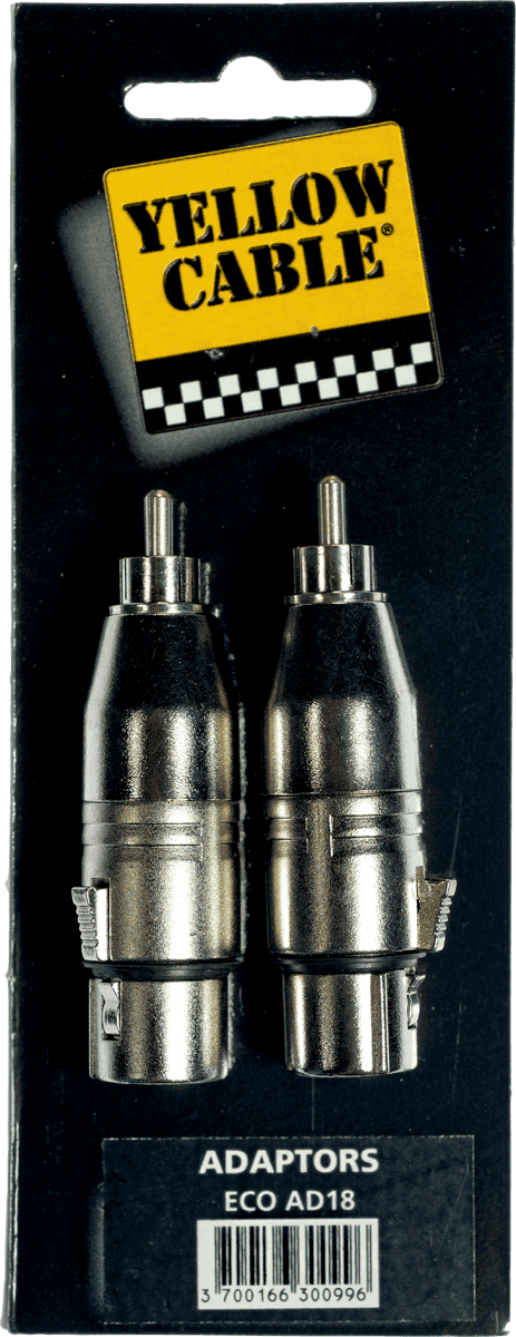 rca to female xlr adapter - set of 2