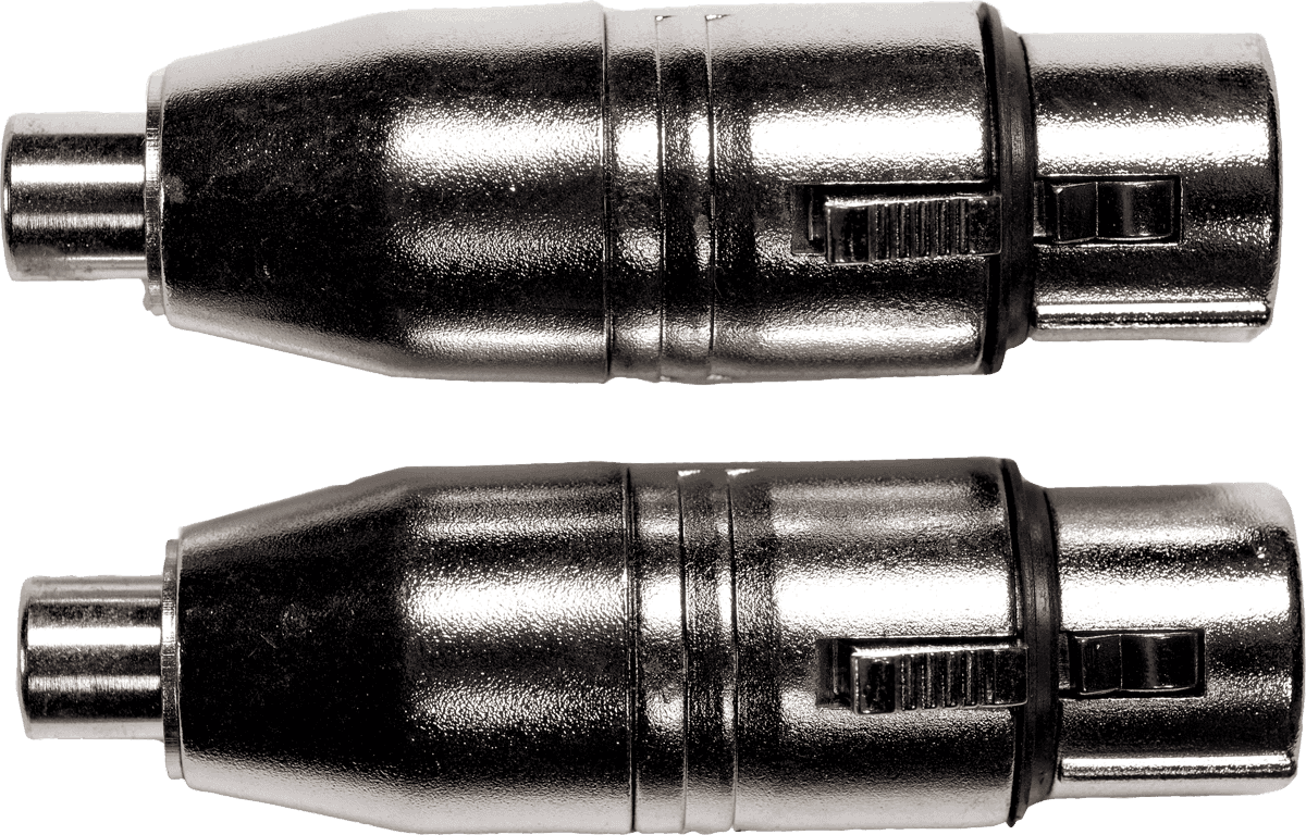female rca to female xlr adapter - set of 2