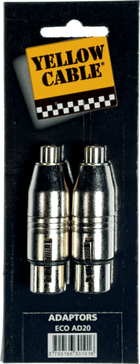 female rca to female xlr adapter - set of 2