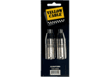 Female rca to xlr adapter - set of 2