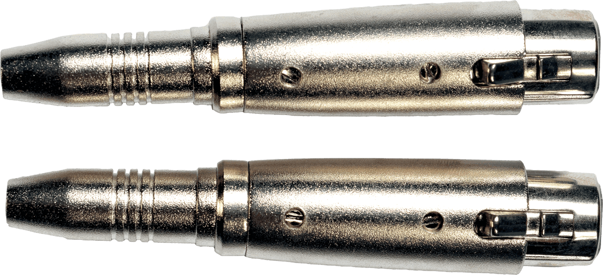 1/4 TRS jack female xlr female adapter - set of 2