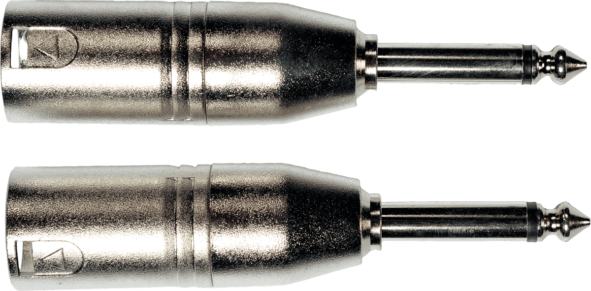 AD25 1/4 TRS jack to xlr adapter - set of 2
