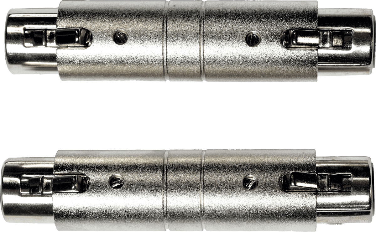  Female xlr to female xlr adapter - set of 2