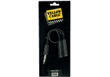 2 x 1/4 female jack to 1/4 TRS jack cable - 0,05 m
