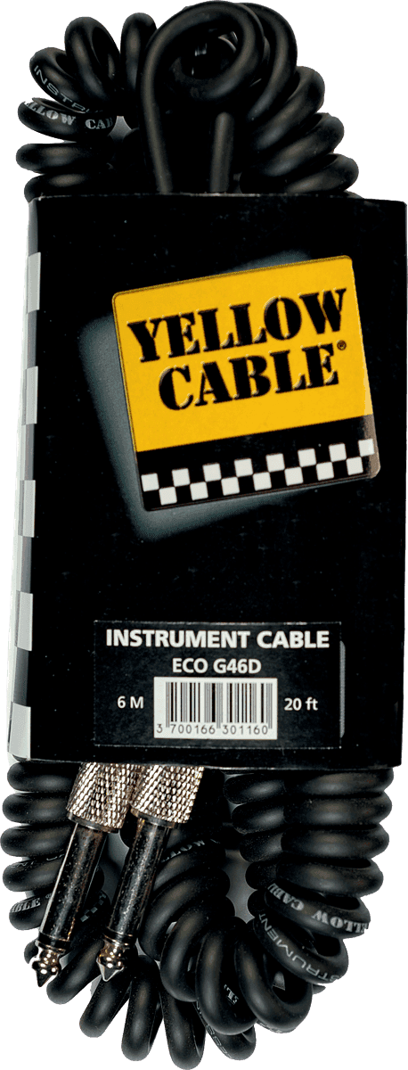  1/4 jack coil cable 20ft/6m