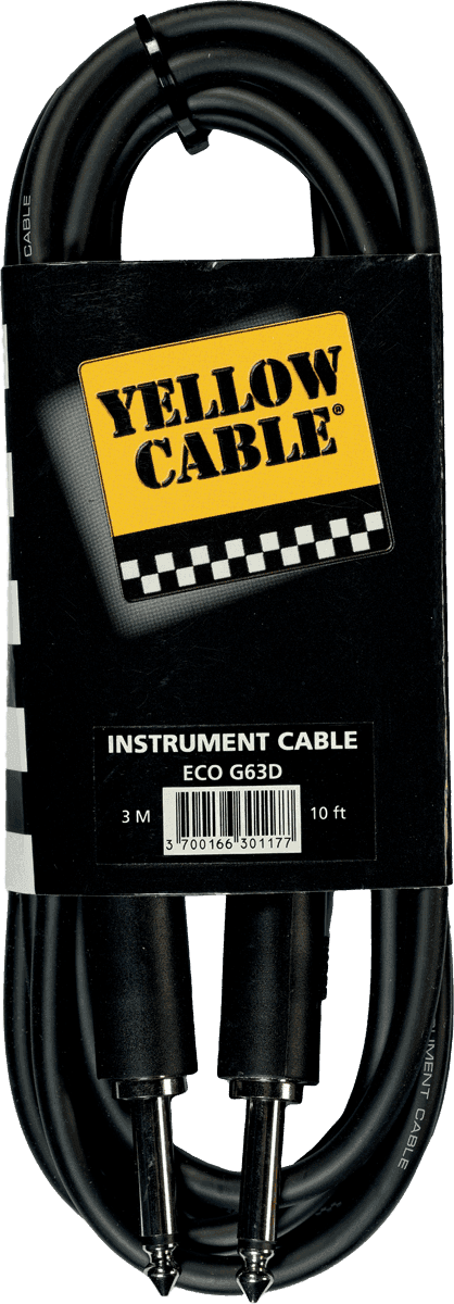 1/4 molded jack cable 10ft/3m