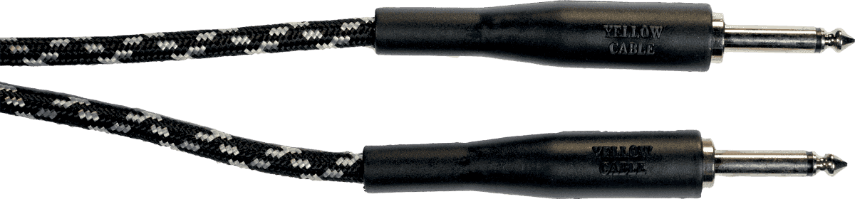 1/4 molded jack tweed black cable 20ft/6m
