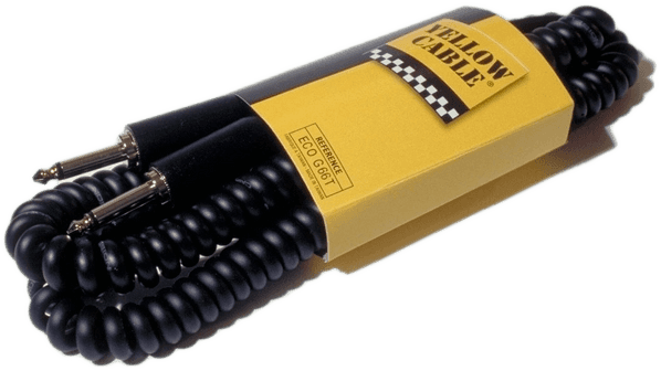 1/4 molded jack coil cable 20ft/6m