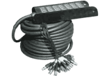 Multicore cable with stage box 24 xlr + 4 xlr - 30ft/10m