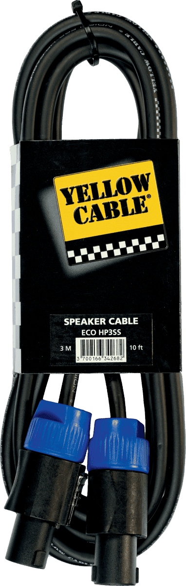 Speakon speaker cable - 9ft/3m