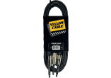 2 x 1/4 jack to 1/4 jack TRS cable 10ft/3m