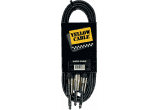 2 x 1/4 jack to 1/4 jack TRS cable 20ft/6m