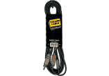 3 2 x rca to 3,5 mm TRS jack cable 10ft/3m