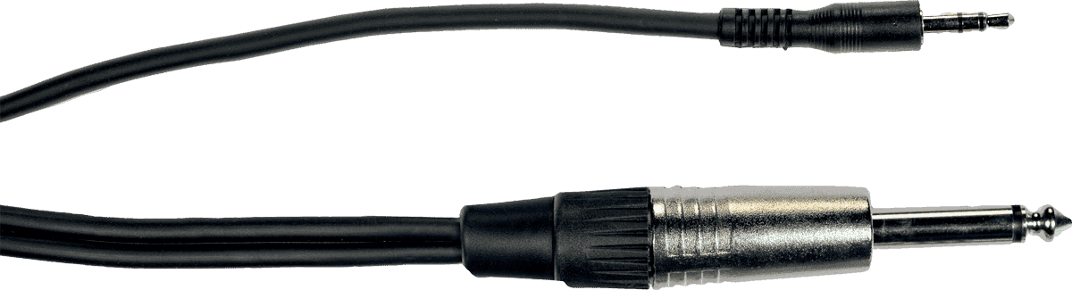 1/4 jack to 3,5 mm TRS jack 10ft/3m