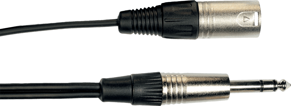 1/4 TRS jack to female xlr cable 10ft/9m