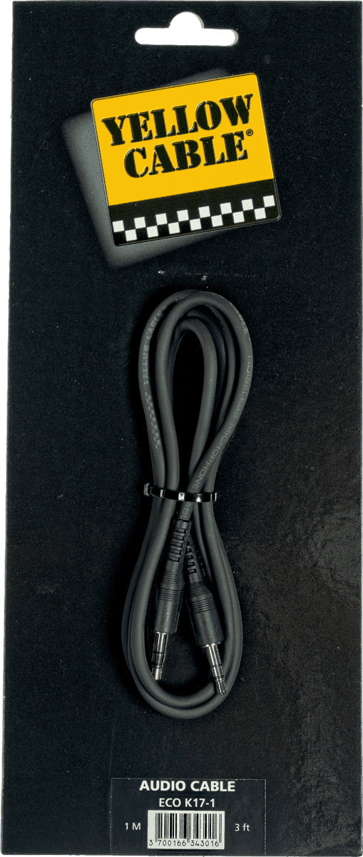 3,5 mm TRS jack cable 3ft/1m