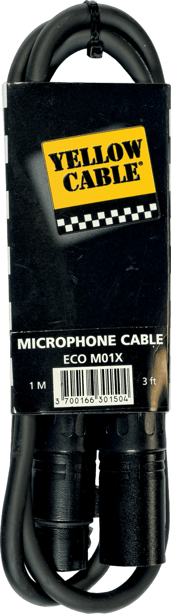 xlr to female xlr cable 3ft/1m