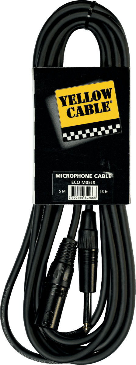 Xlr to 1/4 jack cable 16ft/5m