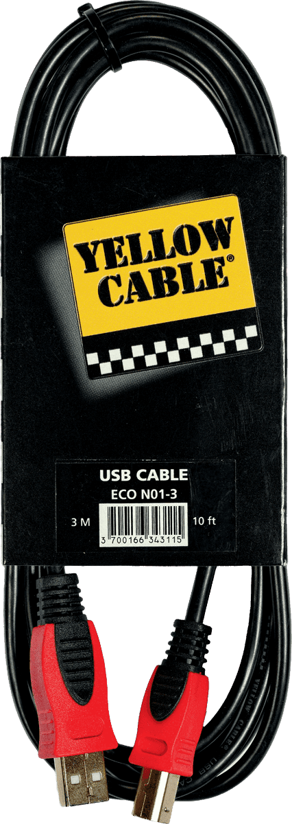 Usb a/b cable 10ft/3m