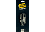 1/4 TRS jack patch cable 1ft/0,30m set of 2
