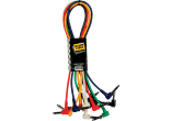 1/4 angled molded jack patch cable 1,8ft/0,60m set of 6