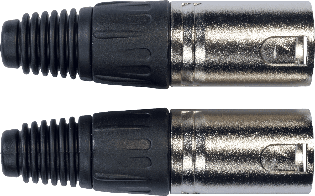 Xlr plug set of 2