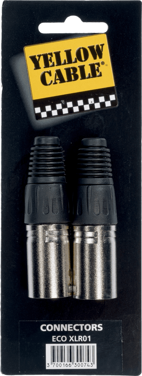 Xlr plug set of 2