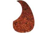 Folk pickguard, teardrop shape, tortoiseshell type