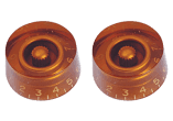 Les Paul® type potentiometer knobs - gold - set of 2