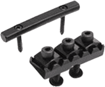 Lock nut with screw - black