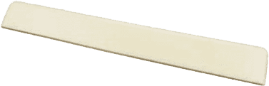 Bone saddle for classical guitar