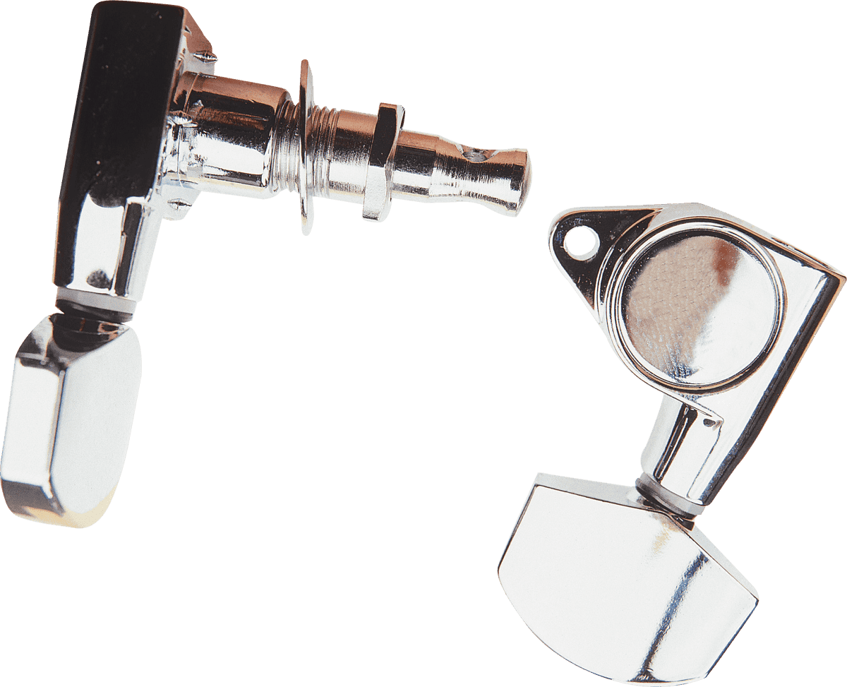 Sealed machine heads - set of 6 (3+3) - nickel